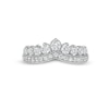 Thumbnail Image 4 of Previously Owned - 1 CT. T.W. Diamond Nine Stone Vintage-Style Contour Band in 14K White Gold