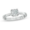 Thumbnail Image 1 of Previously Owned - 1/2 CT. T.W.  Princess-Cut Diamond Frame Engagement Ring in 14K White Gold