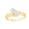 Previously Owned - Ever UsÂ® 5/8 CT. T.w. Two-Stone Diamond Bypass Ring In 14K Gold