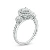 Thumbnail Image 2 of Previously Owned - 1 CT. T.W. Diamond Past Present Future® Pear-Shaped Frame Engagement Ring in 14K White Gold