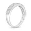 Thumbnail Image 3 of Previously Owned - 3/8 CT. T.W. Diamond Double Row Band in 14K White Gold