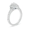 Thumbnail Image 2 of Previously Owned - Vera Wang Love Collection 3/4 CT. T.W. Pear-Shaped Diamond Frame Engagement Ring in 14K White Gold
