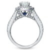 Thumbnail Image 2 of Previously Owned - Vera Wang Love Collection 2 CT. T.W. Diamond Frame Split Shank Engagement Ring in 14K White Gold