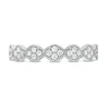 Thumbnail Image 4 of Previously Owned - 1/4 CT. T.W. Quad Diamond Vintage-Style Anniversary Band in 10K White Gold