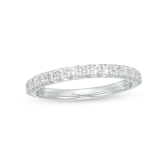 Previously Owned - 1/2 CT. T.w. Lab-Grown Diamond Band in 14K White Gold (F/Vs2)