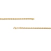 Thumbnail Image 2 of Previously Owned - 3.15mm Evergreen Rope Chain Necklace in Hollow 10K Gold - 24"