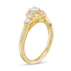 Thumbnail Image 2 of Previously Owned - Marilyn Monroe™ Collection 1/2 CT. T.W. Diamond Hexagon Frame Art Deco Engagement Ring in 14K Gold
