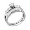 Thumbnail Image 2 of Previously Owned - 1-1/2 CT. T.W. Diamond Bridal Set in 14K White Gold