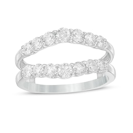 Previously Owned - 1 CT. T.W. Diamond Solitaire Enhancer in 14K White Gold
