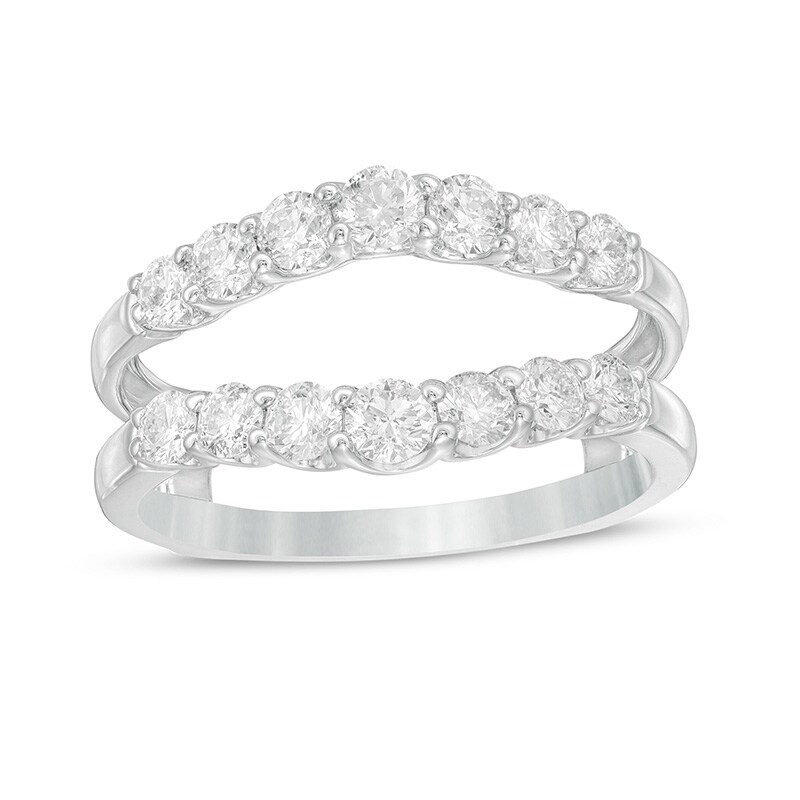 Main Image 1 of Previously Owned - 1 CT. T.W. Diamond Solitaire Enhancer in 14K White Gold