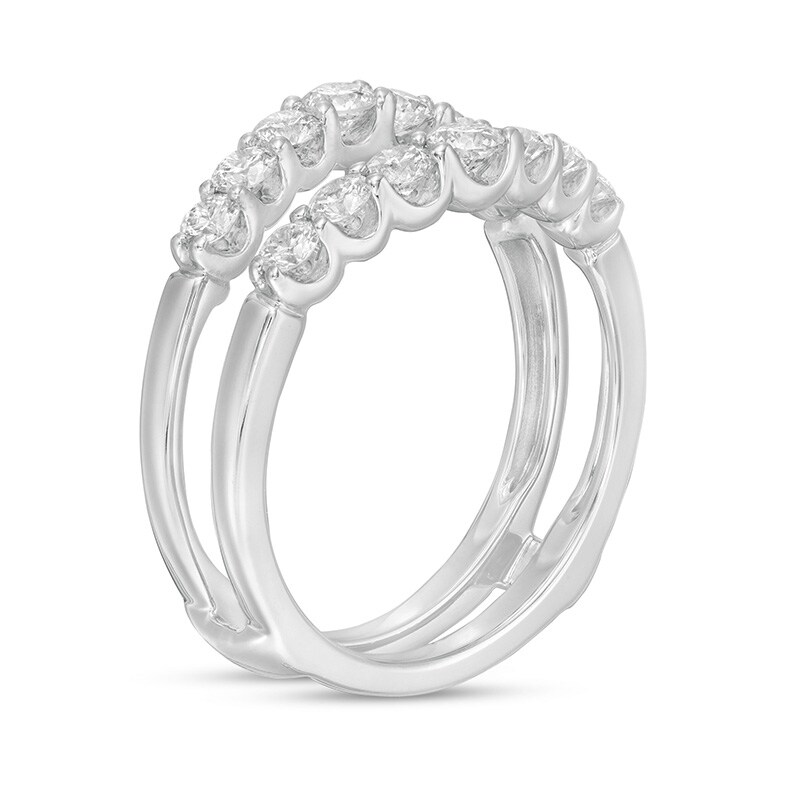 Main Image 2 of Previously Owned - 1 CT. T.W. Diamond Solitaire Enhancer in 14K White Gold