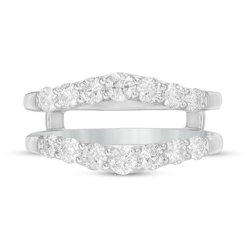 Main Image 3 of Previously Owned - 1 CT. T.W. Diamond Solitaire Enhancer in 14K White Gold