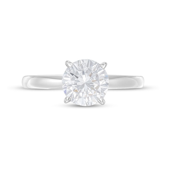 Previously Owned - 1-1/2 CT. T.w. Diamond Solitaire Engagement Ring in 14K White Gold (I/I2)