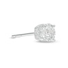 Thumbnail Image 3 of Previously Owned - 1/2 CT. T.W. Diamond Hidden Accent Solitaire Stud Earrings in 10K White Gold
