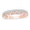 Thumbnail Image 1 of Previously Owned 1/4 CT. T.W. Diamond Vintage-Style Band in 10K Two-Tone Gold