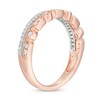 Thumbnail Image 3 of Previously Owned 1/4 CT. T.W. Diamond Vintage-Style Band in 10K Two-Tone Gold