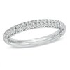Thumbnail Image 1 of Previously Owned Vera Wang Love Collection 3/8 CT. T.W. Diamond Two Row Band in 14K White Gold