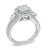 Thumbnail Image 2 of Previously Owned Celebration Ideal 2-1/5 CT. T.W. Diamond Three Stone Engagement Ring in 14K White Gold (I/I1)