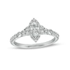 Thumbnail Image 1 of Previously Owned - 3/4 CT. T.W. Marquise Diamond Frame Tri-Sides Engagement Ring in 14K White Gold (I/I2)
