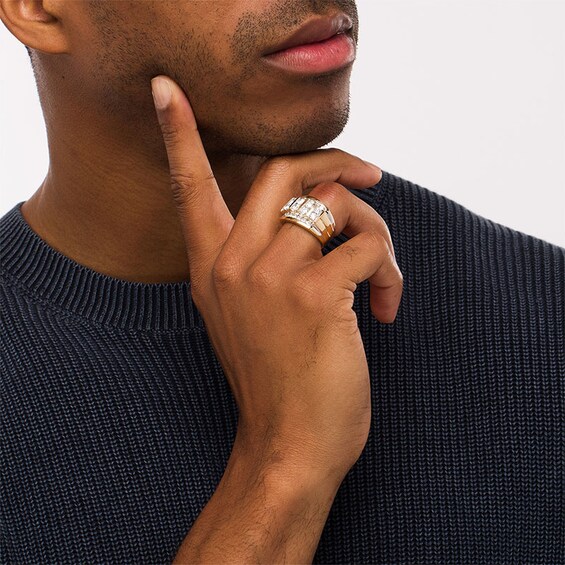 Previously Owned - 3 CT. T.w. Diamond Column Wedding Band in 14K Gold