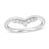 Thumbnail Image 1 of Previously Owned 1/8 CT. T.W. Diamond Contour Band in 14K White Gold