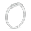 Thumbnail Image 3 of Previously Owned 1/8 CT. T.W. Diamond Contour Band in 14K White Gold