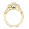 Thumbnail Image 3 of Previously Owned Vera Wang Love Collection 1 CT. T.W. Oval Diamond Three Stone Engagement Ring in 14K Gold