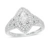 Thumbnail Image 1 of Previously Owned Marilyn Monroe™ Collection 3/4 CT. T.W. Marquise Diamond Art Deco Engagement Ring in 14K White Gold