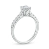 Thumbnail Image 3 of Previously Owned 3/4 CT. T.W. Princess-Cut Diamond Engagement Ring in 14K White Gold