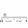 Thumbnail Image 2 of Previously Owned 3/8 CT. T.W. Diamond Solitaire Stud Earrings in 14K White Gold