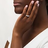 Thumbnail Image 2 of Previously Owned 5/8 CT. T.W. Baguette and Round Diamond Band in 14K White Gold