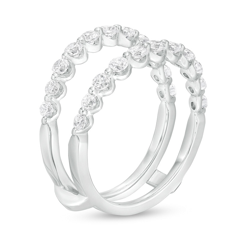 Main Image 2 of Previously Owned 1 CT. T.W. Diamond Solitaire Enhancer in 14K White Gold