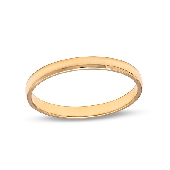 Previously Owned 2.0mm Low Dome Comfort-Fit Wedding Band in 10K Gold