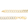Thumbnail Image 1 of Previously Owned Made in Italy Men's 4.7mm Diamond-Cut Curb Chain Necklace in 14K Gold - 22"