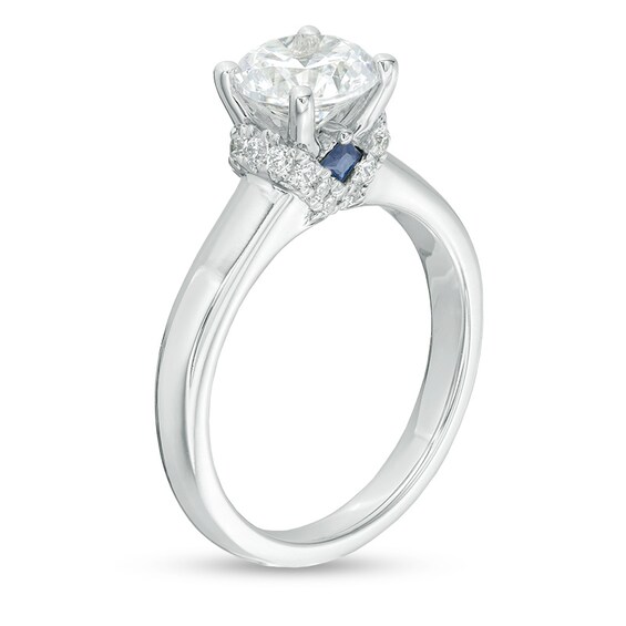 Previously Owned - Vera Wang Love Collection 2-1/8 CT. T.w. Diamond Engagement Ring in 14K White Gold (I/Si2)