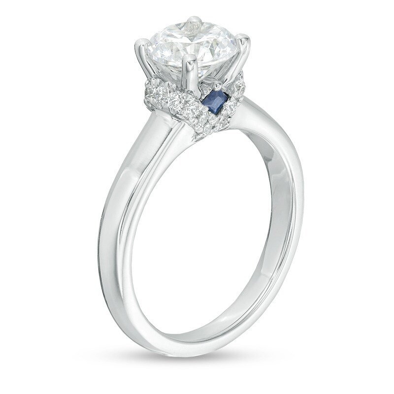 Main Image 2 of Previously Owned - Vera Wang Love Collection 2-1/8 CT. T.W.  Diamond Engagement Ring in 14K White Gold (I/SI2)
