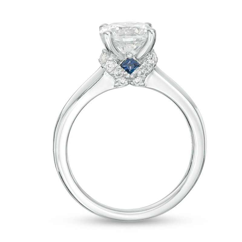Main Image 3 of Previously Owned - Vera Wang Love Collection 2-1/8 CT. T.W.  Diamond Engagement Ring in 14K White Gold (I/SI2)