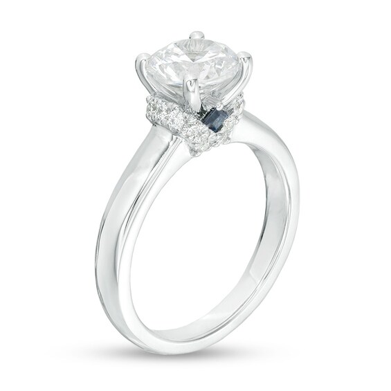 Previously Owned - Vera Wang Love Collection 1-5/8 CT. T.w. Diamond Engagement Ring in 14K White Gold (I/Si2)