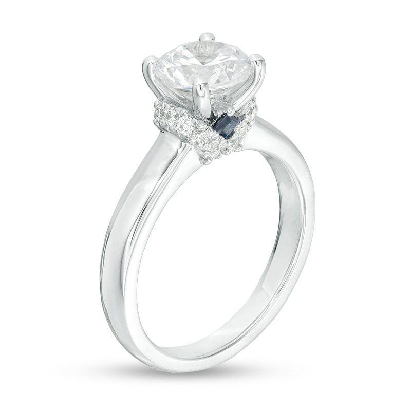 Main Image 2 of Previously Owned - Vera Wang Love Collection 1-5/8 CT. T.W.  Diamond Engagement Ring in 14K White Gold (I/SI2)