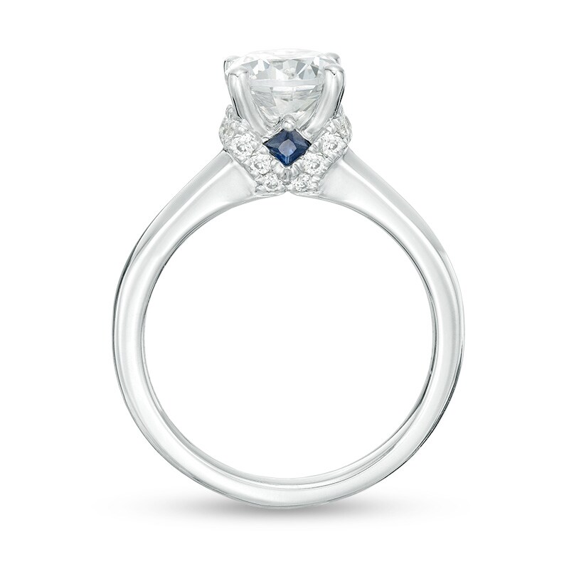 Main Image 3 of Previously Owned - Vera Wang Love Collection 1-5/8 CT. T.W.  Diamond Engagement Ring in 14K White Gold (I/SI2)
