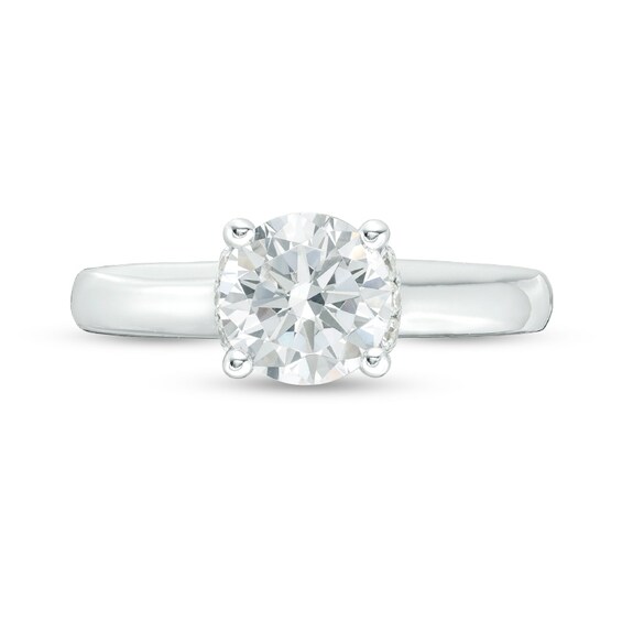 Previously Owned - Vera Wang Love Collection 1-5/8 CT. T.w. Diamond Engagement Ring in 14K White Gold (I/Si2)