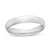 Thumbnail Image 1 of Previously Owned - 4.0mm Low Dome Wedding Band in 14K White Gold