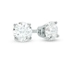 Thumbnail Image 1 of Previously Owned - 1/4 CT. T.W. Diamond Solitaire Stud Earrings in 10K White Gold