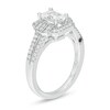 Thumbnail Image 2 of Previously Owned - Marilyn Monroe™ Collection 3/4 CT. T.W. Emerald-Cut Diamond Vintage-Style Ring in 14K White Gold