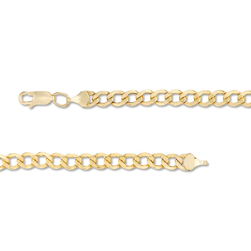 Main Image 2 of Previously Owned - 5.3mm Curb Chain Necklace and Bracelet Set in 10K Gold