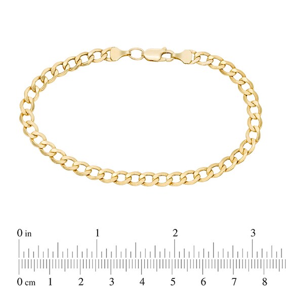 Previously Owned - 5.3mm Curb Chain Necklace and Bracelet Set in 10K Gold