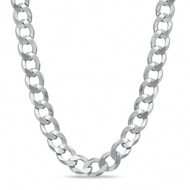 Zales Men's 7.6mm Curb Chain Necklace