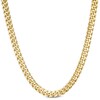 Thumbnail Image 1 of Previously Owned - Made in Italy 6.2mm Cuban Curb Chain Necklace in Hollow 10K Gold - 20"
