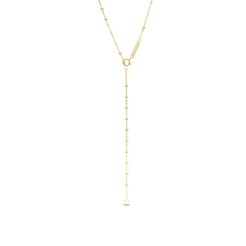 Main Image 3 of Previously Owned - Ladies' Beaded Rosary Necklace in 10K Gold - 18"