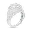 Thumbnail Image 2 of Previously Owned - 2 CT. T.W. Composite Diamond Double Frame Multi-Row Ring in 10K White Gold